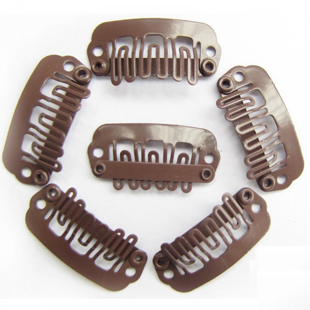 Кафяви клипси за треси