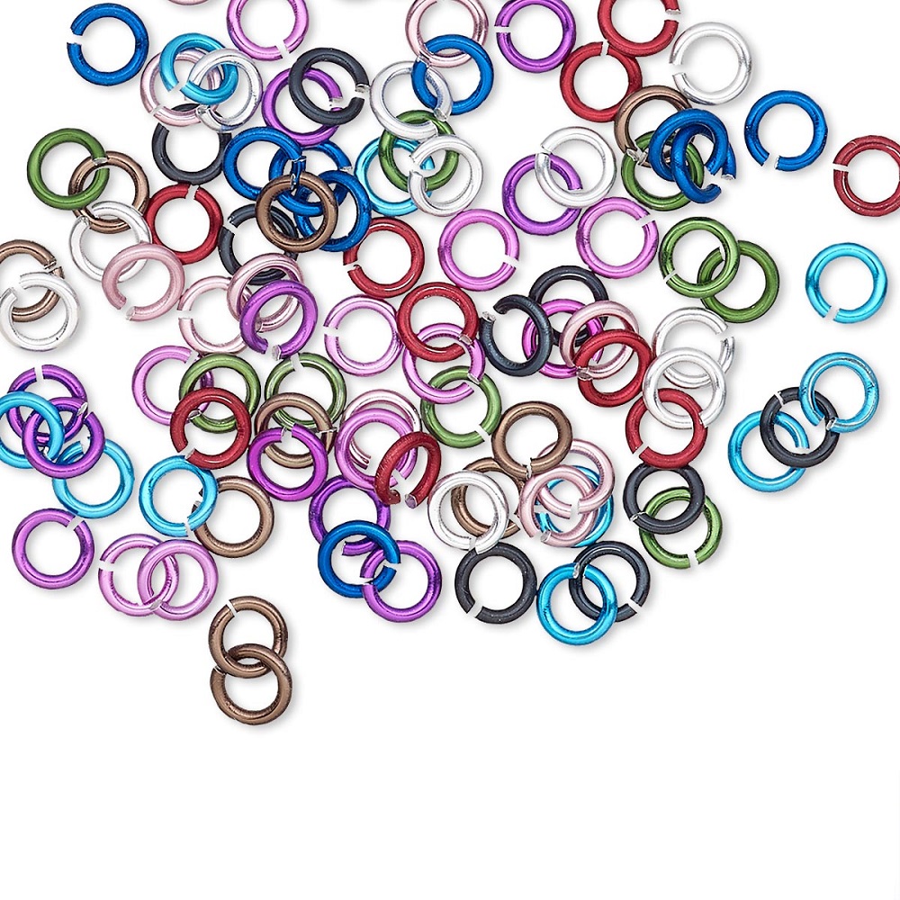 Кафяви пръстени обици за коса - Image 2