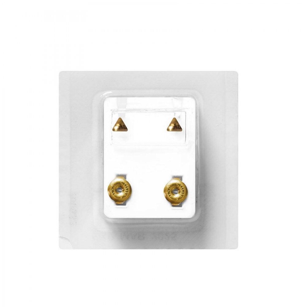 Малки златни обици обици за уши - Image 2