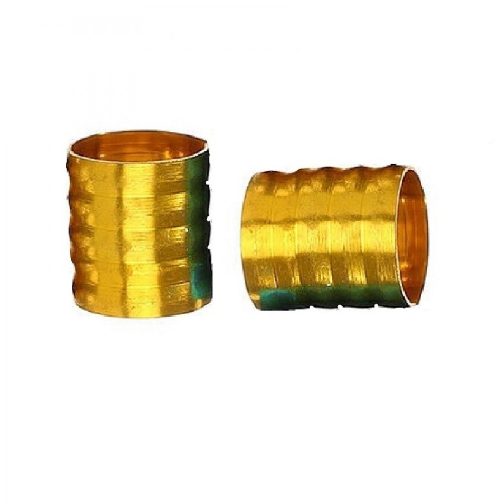 Релефни златни пръстенчета за коса