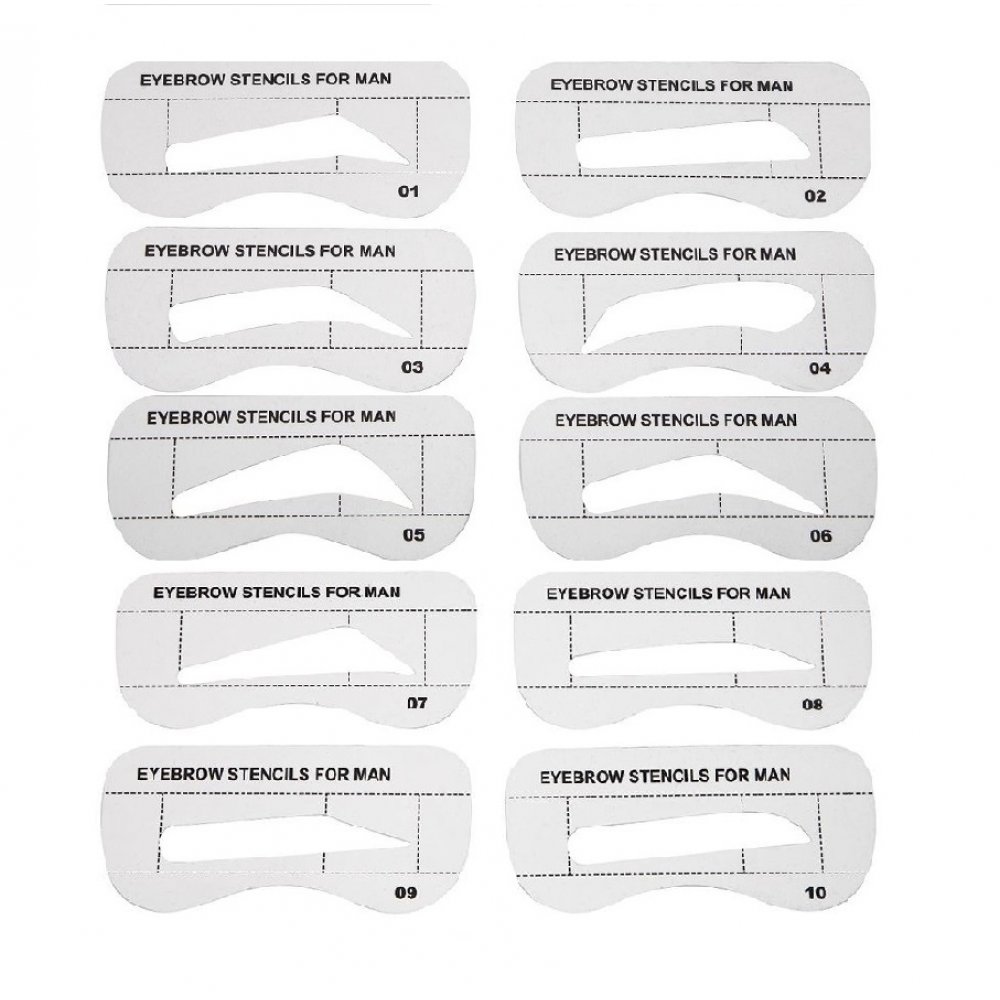 Шаблони микроблейдинг дебели вежди