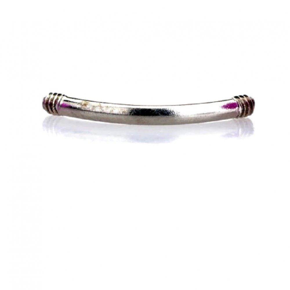 Жълта обица светеща за пъпа - Image 2