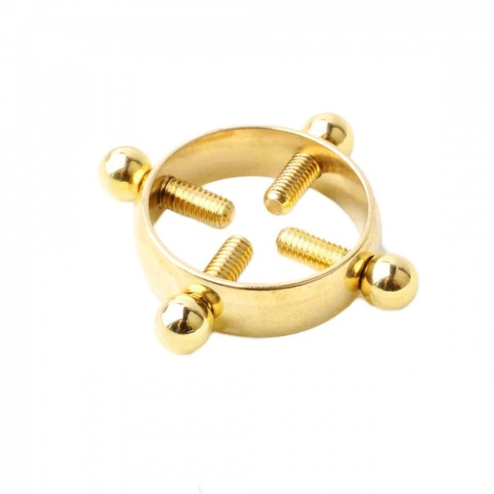 Златен пръстен обица на зърното - Image 2