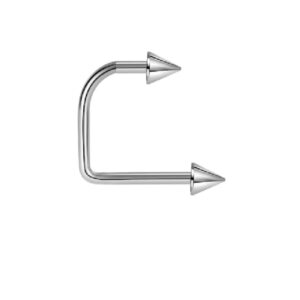 Обици с конуси и шипове