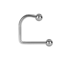 Правоъгълна извита обица